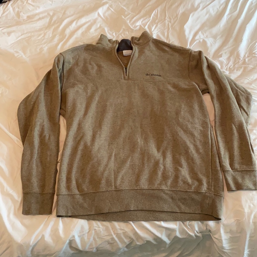 Tan Columbia Quarterzip Jacket